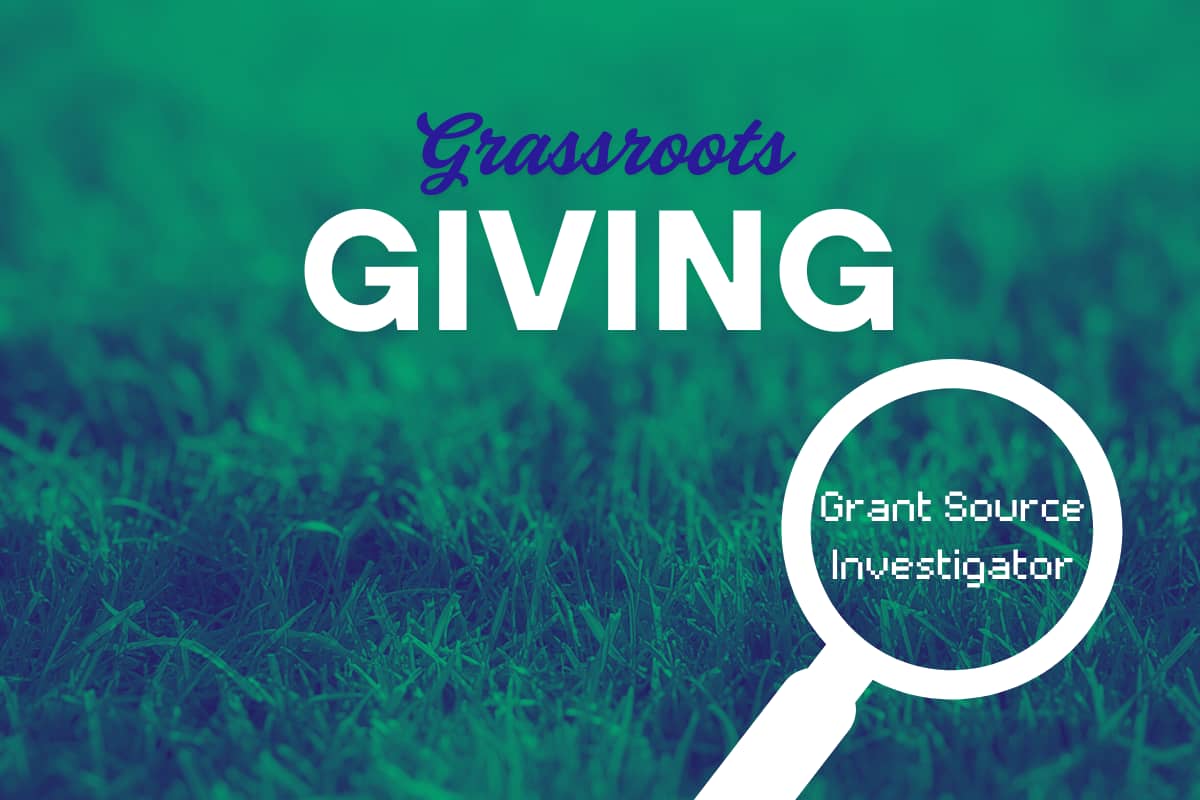 grassroots giving grant source investigator