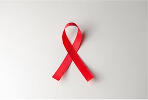 HIV AIDS Ribbon