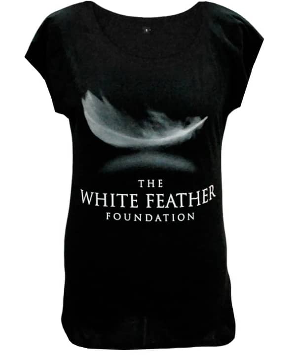 ladies classic logo shirt in black