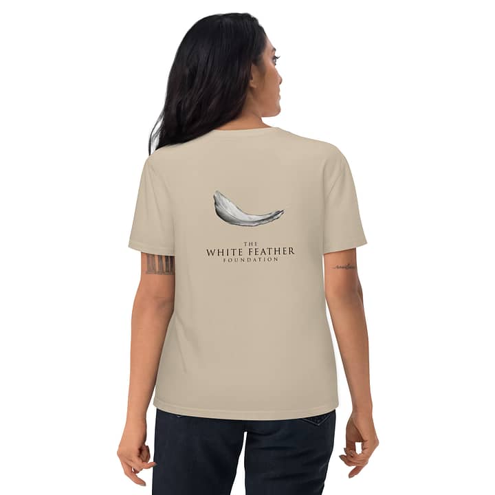 TWFF Conserve Life ‘Friendly Forest’ Organic Cotton T-shirt in Sand - Image 4