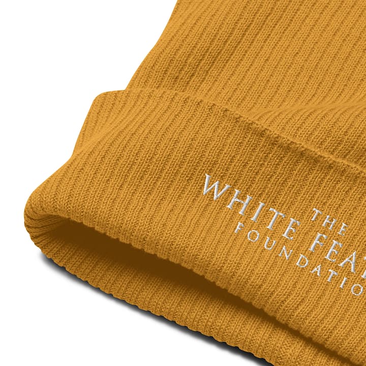 TWFF Sustainable Organic Cotton Beanie in Faded Pumpkin - Image 4