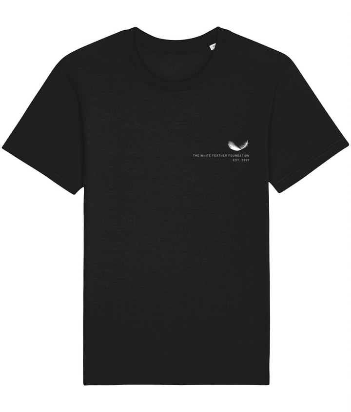 Unisex Feather Lapel Organic Rocker T-shirt 2