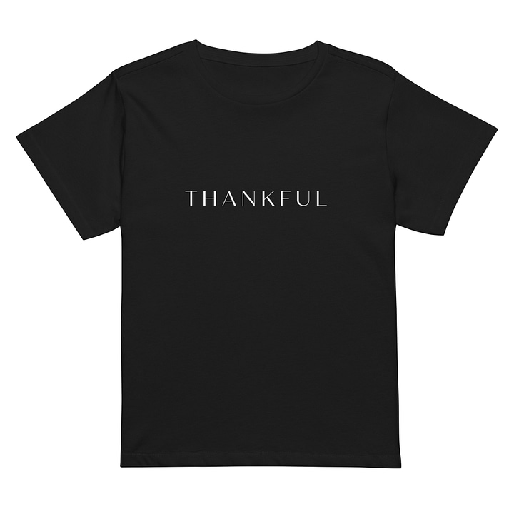 TWFF Women’s "Thankful" Premium Cotton T-Shirt 3