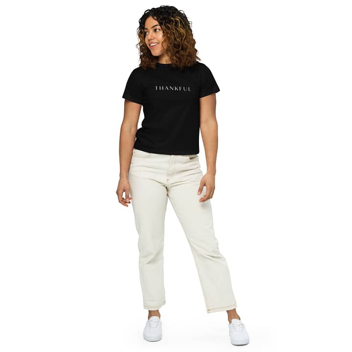 TWFF Women’s "Thankful" Premium Cotton T-Shirt 5