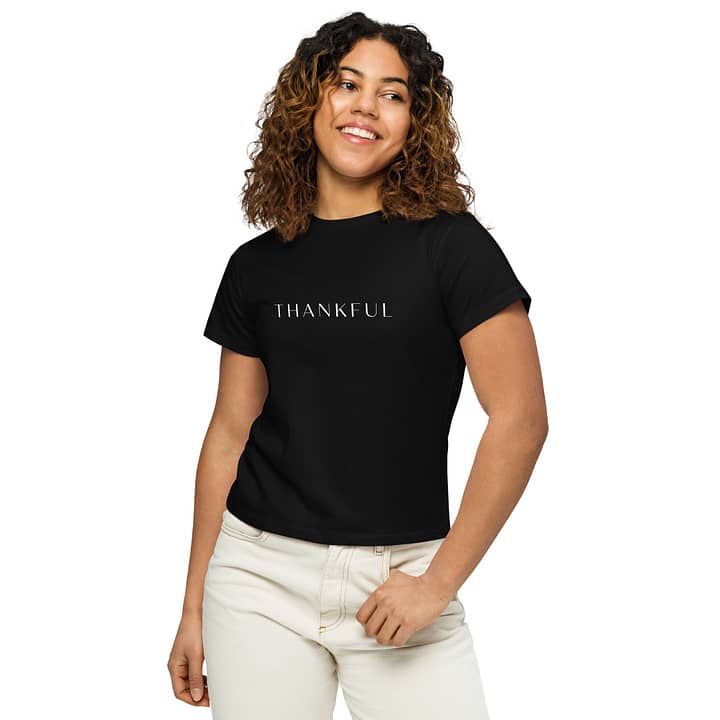 TWFF Women’s "Thankful" Premium Cotton T-Shirt 1