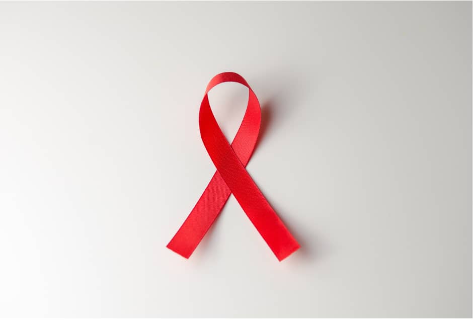 HIV AIDS Ribbon