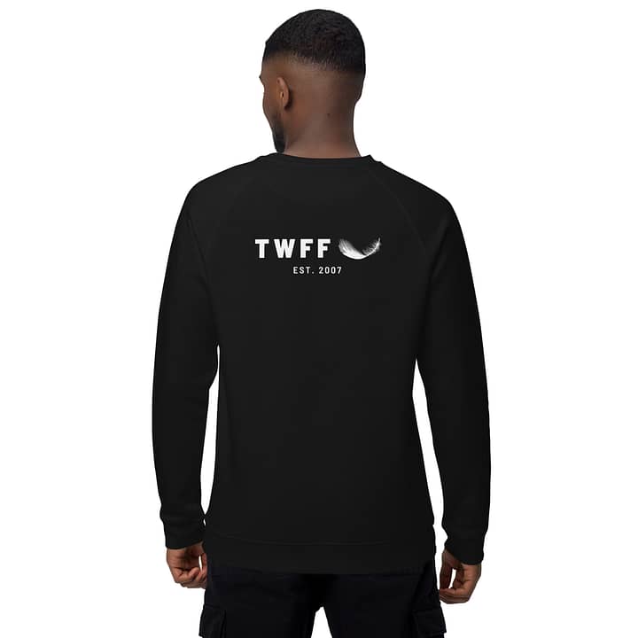 TWFF Unisex Organic Raglan Sweatshirt 1
