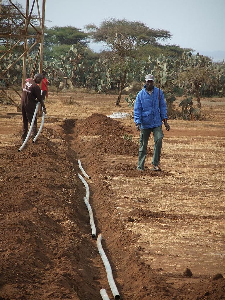 Interactions And Solidarity Monaco In Kenya WFF Pipeline Laying