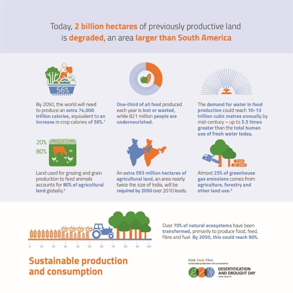 Today Is The World Day To Combat Desertification And Drought