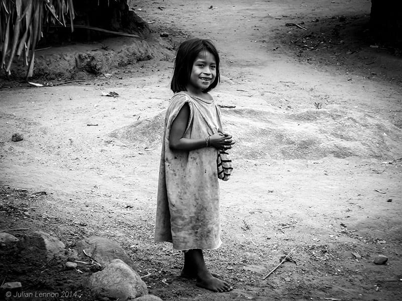 Kogi Tribe Girl Colombia WFF Julian Lennon Photography