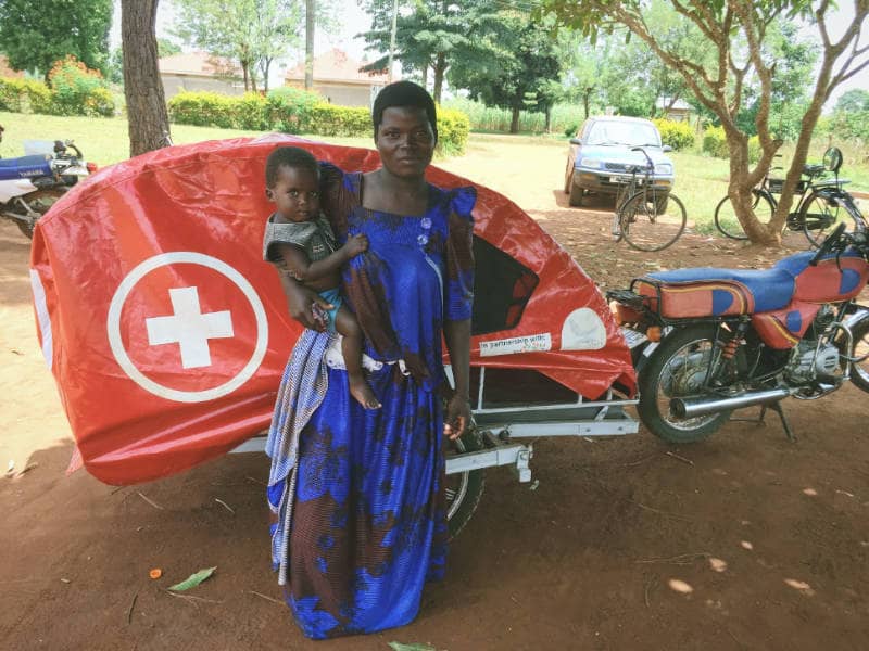 Village Ambulances helping new Mothers